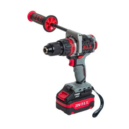 дрель ударная аккумуляторная бесщеточная psb20h-13c/2 х-driver (20в 110нм 13мм 2ск 2х4ач.зу.кейс) p.i.t. psb20h-13c/2 от BTSprom.by