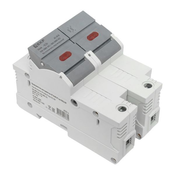  Предохранитель-разъединитель DF 22х58 2п (тип ПВЦ) EKF df222-e фото в каталоге от BTSprom.by