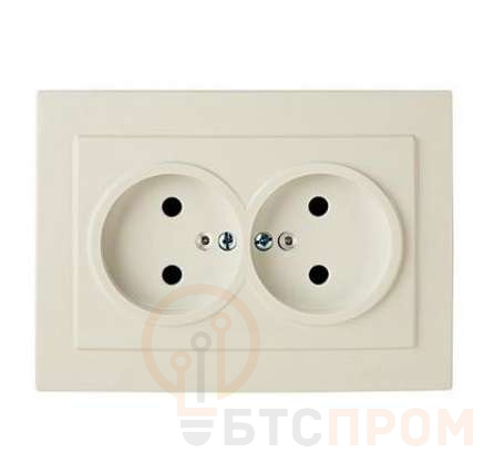 Розетка 2-м СП Пилот без заземл. бел. БЕЛТИЗ RS16-237-Б фото в каталоге от BTSprom.by  Розетка 2-м СП Пилот без заземл. бел. БЕЛТИЗ RS16-237-Б фото в каталоге от BTSprom.by