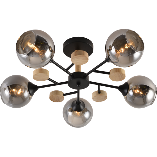 люстра elouisa 9181-305 60вт 5хe27 модерн rivoli б0068416 от BTSprom.by