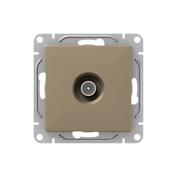 розетка телевизионная оконечная tv сп эпика шампань ekf up1-soc-tv-3 от BTSprom.by