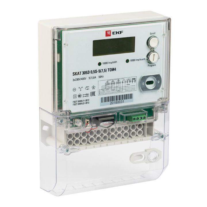 счетчик skat 315e/0.5s-5(7.5) tirp 3ф многотариф. proxima ekf 31503r от BTSprom.by