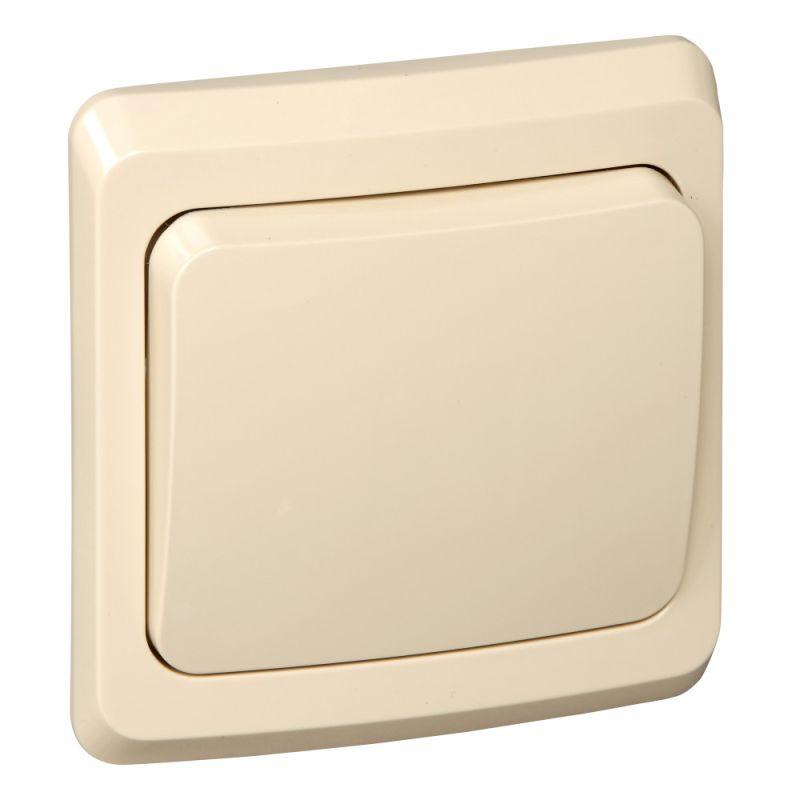 переключатель проходной 1-кл. сп этюд 10а ip20 крем. se bc10-004k от BTSprom.by