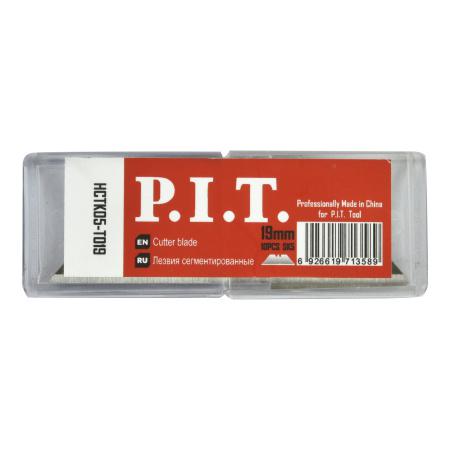 лезвия трапецивидные hctk05-t019 19х61мм (уп.10шт) p.i.t. hctk05-t019 от BTSprom.by