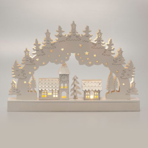  Светильник декоративный новогодний Зима 32х20см IP20 2хAA с подсветкой Эра Б0051929 фото в каталоге от BTSprom.by