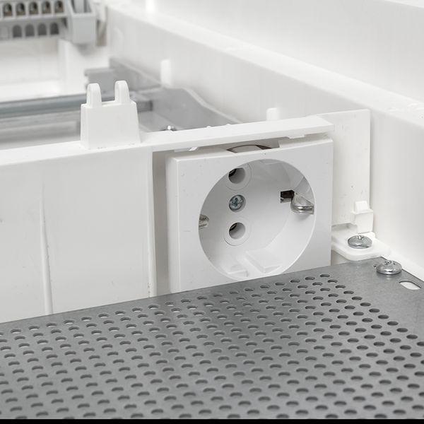  Основание комбинированного щита Nova 2 DIN-рейки + 2 монтаж. платы 4 габарит IP41 PROxima EKF nv-cbase-2+2 фото в каталоге от BTSprom.by