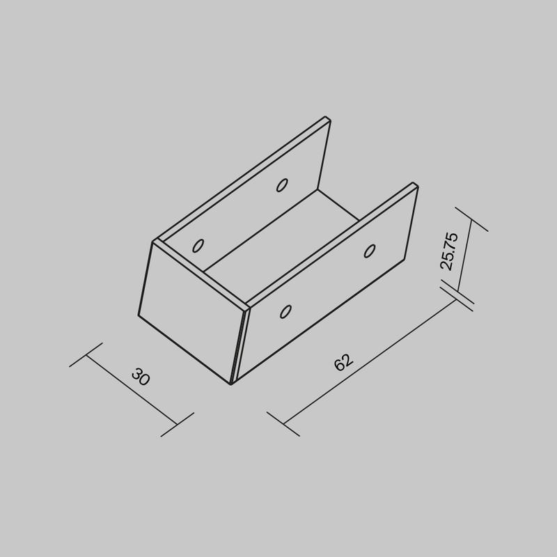  Заглушка к профилю Elasity IP Maytoni O-TR001-EC фото в каталоге от BTSprom.by