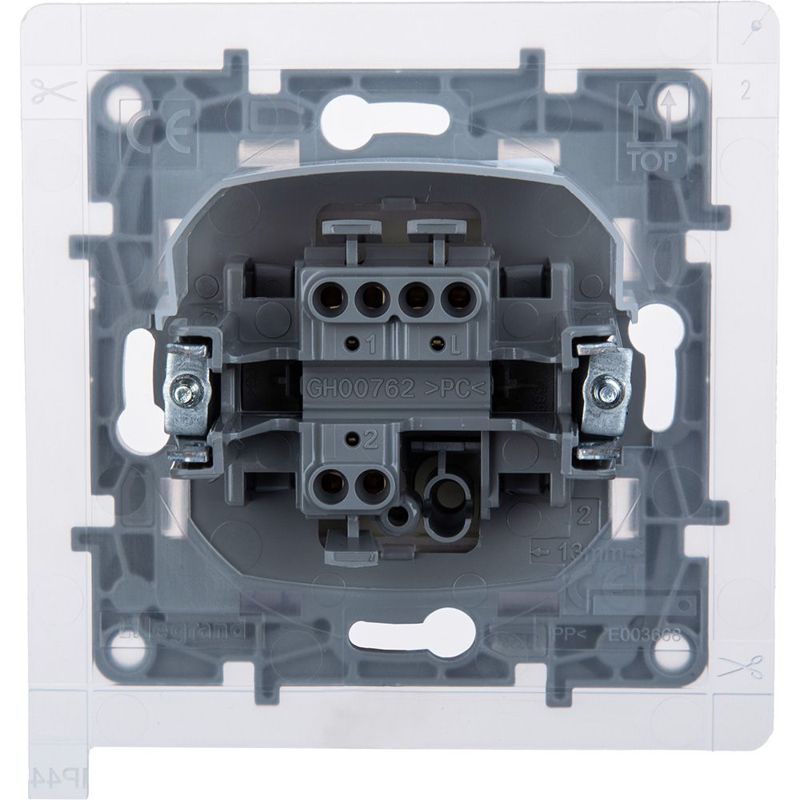  Переключатель 1-кл. Etika 10А IP44 250В безвинтов. зажимы сл. кость IEK 672307 фото в каталоге от BTSprom.by