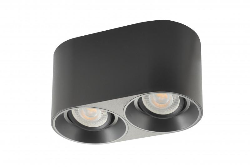  Светильник 10Вт GU5.3 IP20 LED накладной пластик черн. DENKIRS 628027 фото в каталоге от BTSprom.by