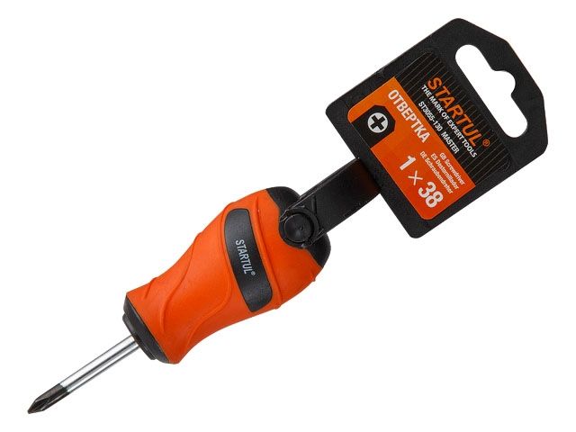отвертка "+" №1  38мм ph startul master (st3055-130) (крестовая phillips) st3055-130 от BTSprom.by