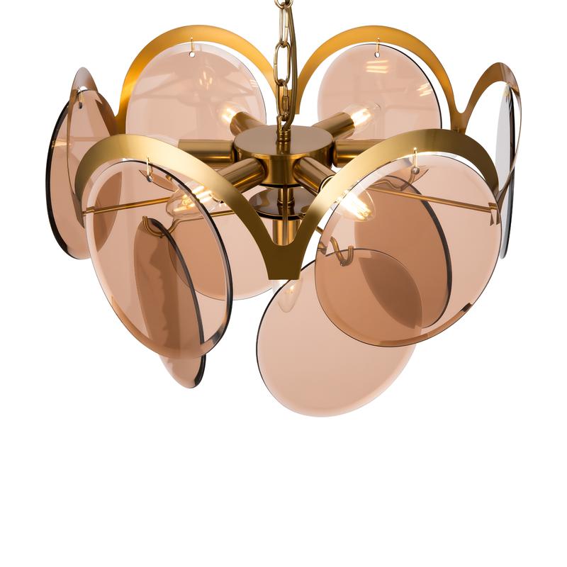  Светильник Tea 60Вт E14х7 IP20 подвесной Freya FR5146PL-07G фото в каталоге от BTSprom.by