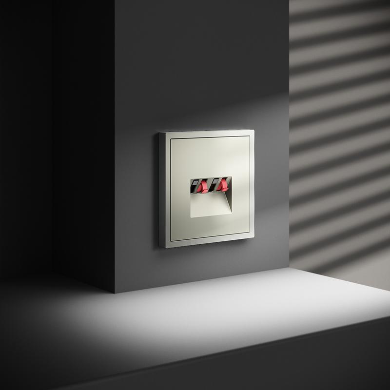  Розетка акустическая 4-м СП S70 механизм сталь Voltum VLS060305 фото в каталоге от BTSprom.by