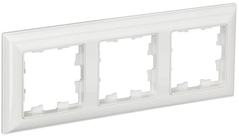 рамка 3-м brite ру-3-бр бел./бел. iek br-m32-12-k01 от BTSprom.by