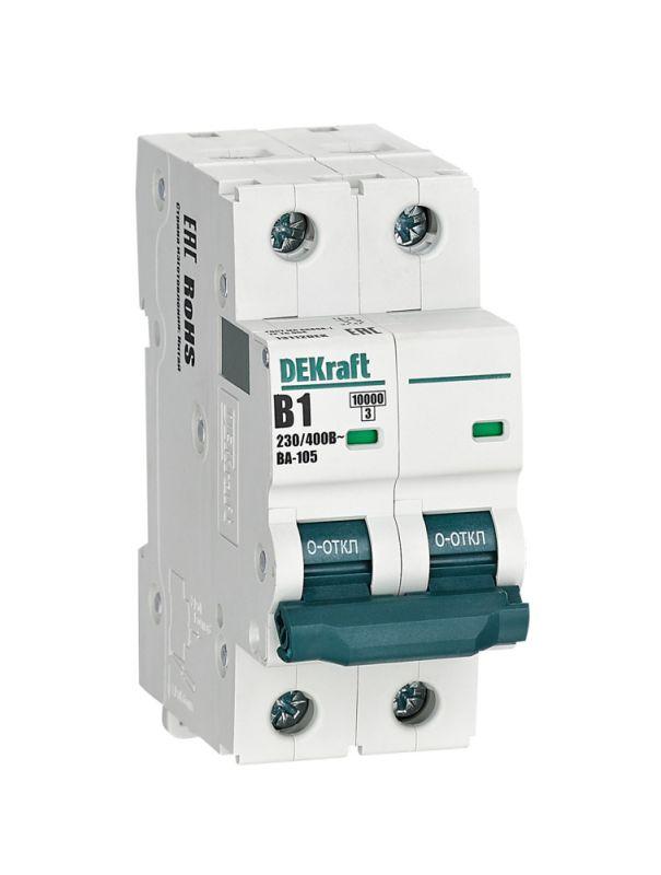 выключатель автоматический модульный 2п b 1а 10ка ва-105 dekraft 13112dek от BTSprom.by выключатель автоматический модульный 2п b 1а 10ка ва-105 dekraft 13112dek от BTSprom.by