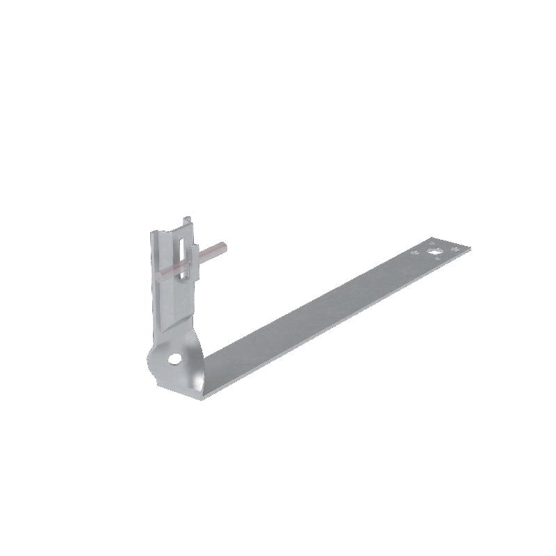 держатель черепичный регулир. зажимной скрученный для прутка d6-8мм l430 h=100мм км ma0848 от BTSprom.by