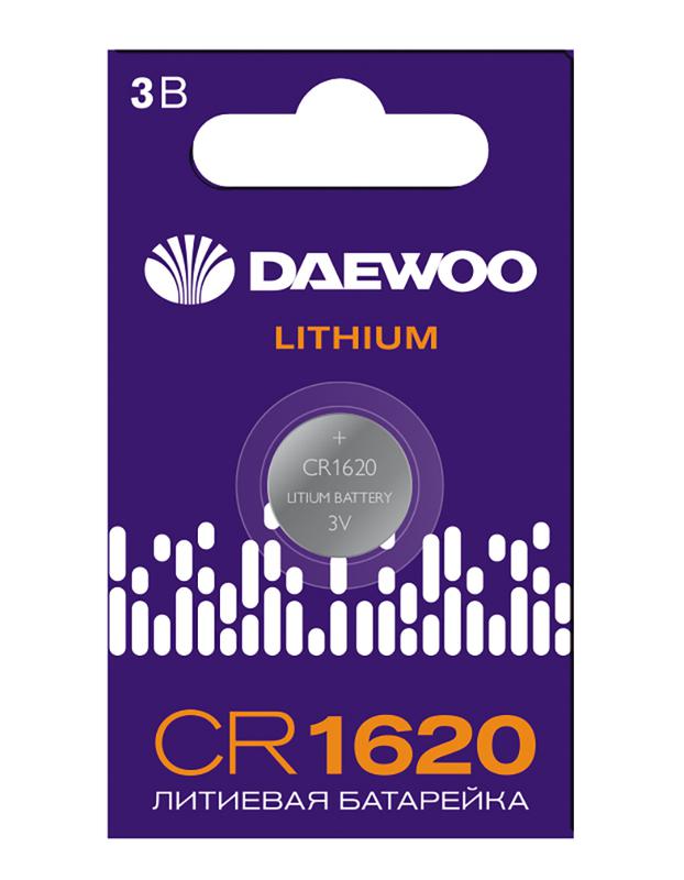 элемент питания литиевый cr1620 3в bl-1 (блист.1шт) daewoo 5058019 от BTSprom.by