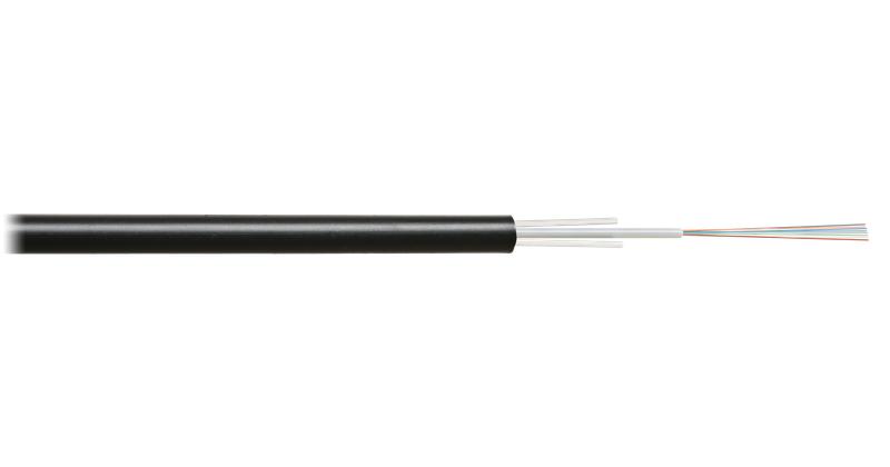 кабель волоконно-оптический 4 волокна одномод. 9/125мкм стандарта g.652.d & g.657.a1 внешний круглый со стеклопластиковыми прутками 0.5кн pe черн. nikolan nkl-f-004a1j-00b-bk от BTSprom.by