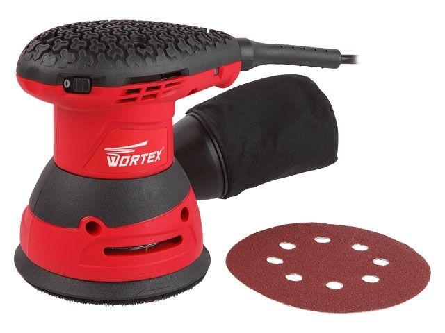 эксцентриковая шлифмашина wortex rs 1235 e в кор. 320 вт, 125 мм, 6000 - 13000 об/мин (регулировка оборотов, амплитуда колебаний, мм: 2,5) rs1235e01319 от BTSprom.by