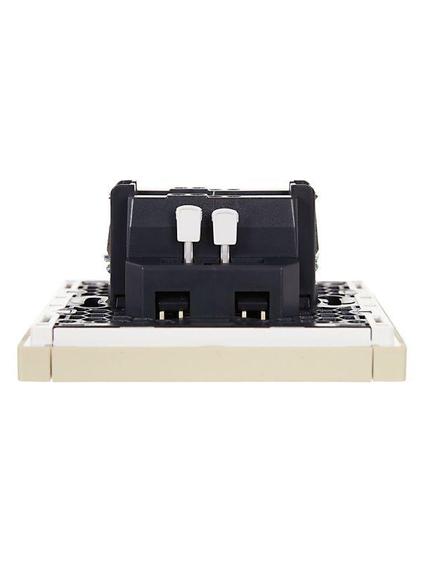  Выключатель 1-кл. СП FORTE&PIANO 10А FP401 ваниль IEK FP-V10-0-10-1-K10 фото в каталоге от BTSprom.by