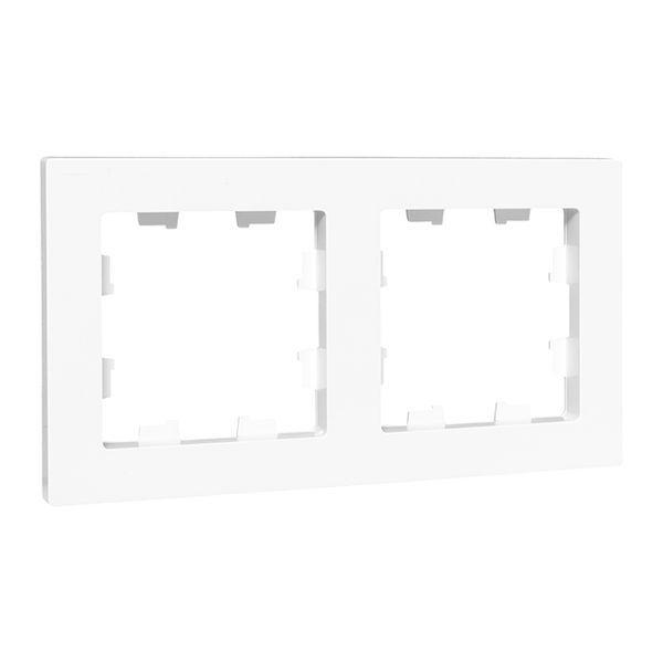 рамка 2-м эпика пластик бел. ekf up1-fpw-02 от BTSprom.by