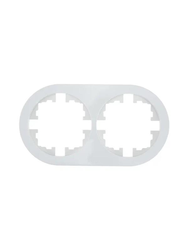 рамка 2-м osen горизонт. круглая бел. lezard 744-0200-147 от BTSprom.by