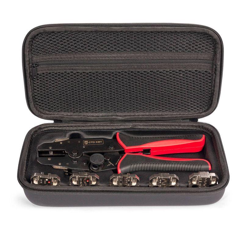  Пресс-клещи с набором матриц CTD+5 серия QUICK PRO КВТ 101859 фото в каталоге от BTSprom.by