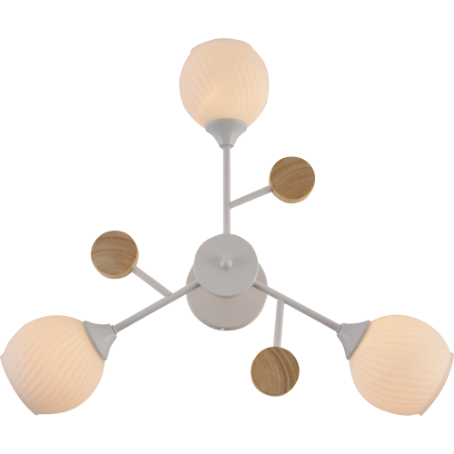  Люстра Chiara 9180-303 60Вт 3хE27 модерн Rivoli Б0068427 фото в каталоге от BTSprom.by