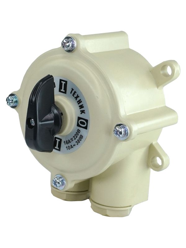 выключатель пакетный пв3-16а в пл. корп. ip56 электротехник et001670 от BTSprom.by