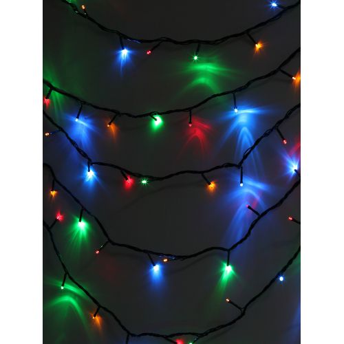  Гирлянда светодиодная "Нить" 5м 8 режимов зел. пр. 220В IP20 мультиколор ЭРА Б0041892 фото в каталоге от BTSprom.by