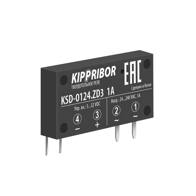реле твердотельное 1-ф тип ksd 2а овен 147203 от BTSprom.by
