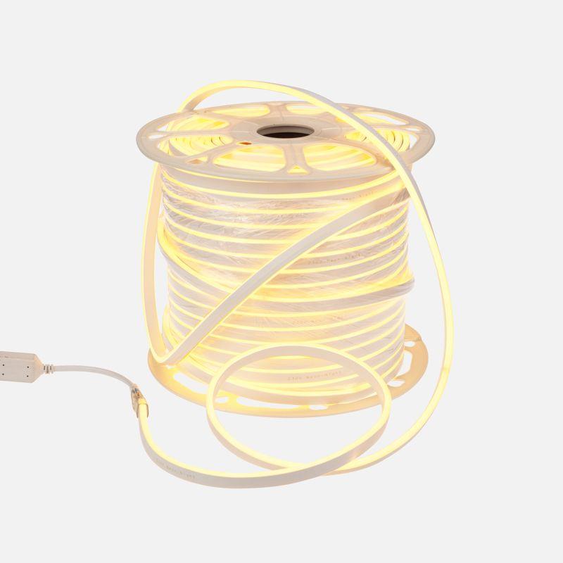 шнур светодиодный гибкий неон smd 8х16мм 120led/м двустор. желт. (уп.100м) (с комплектом подкл.) neon-night 131-091 от BTSprom.by