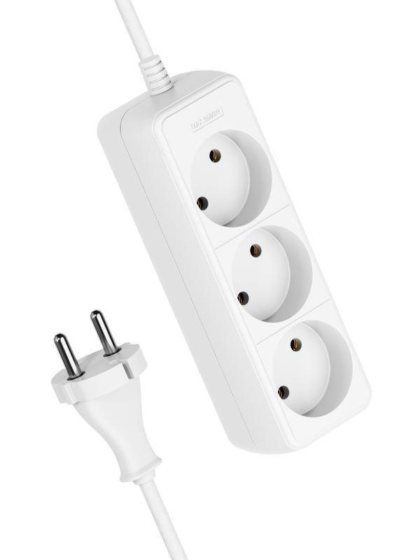 удлинитель 3х3м без заземл. 16а ip20 пвс 2х1 космос yksm3m-3g(k) от BTSprom.by
