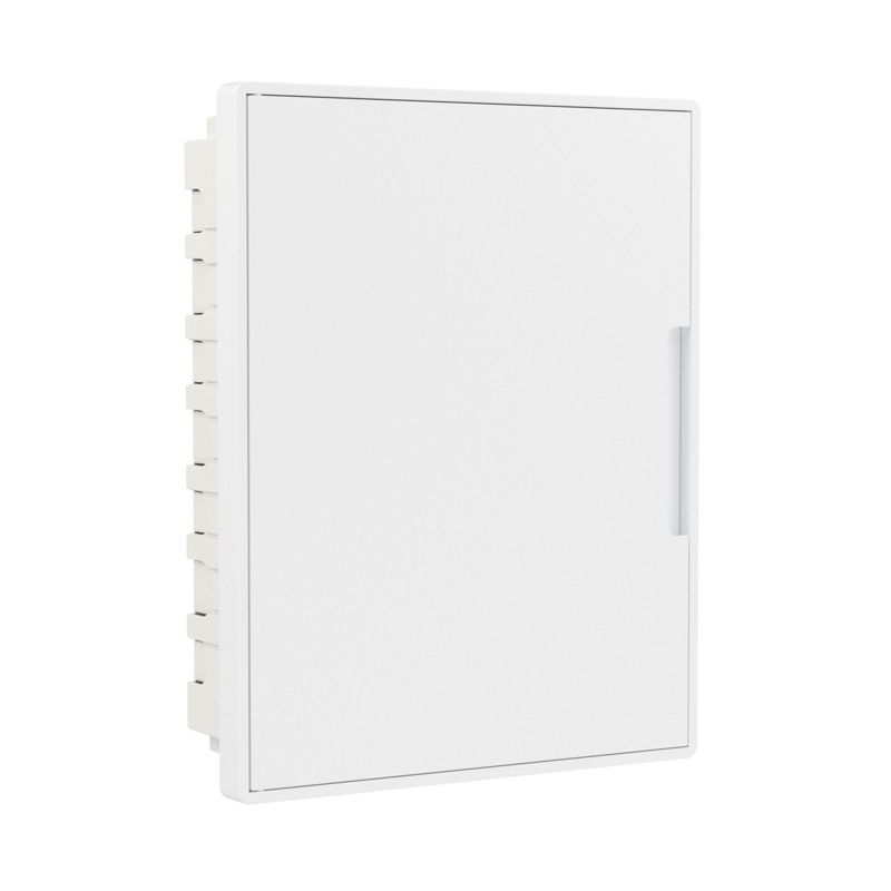 щиток встраиваемый фрейм (frame) 24мод. слаботочный с бел. дверцей с монтажн. платой в комплекте с 1 розеткой viva (арт. 45005) и 1 коробкой pdd (арт. 10033) бел. dkc f24b4ww от BTSprom.by