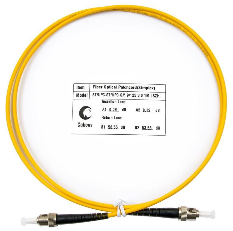 шнур оптический fop(s)-9-st-st-1m simplex st-st 9/125 sm 1м lszh cabeus 7389c от BTSprom.by