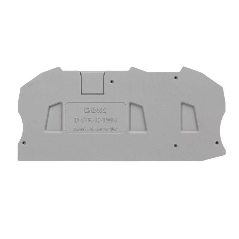 изолятор торцевой для клеммы vpr-16-twin dkc d-vpr-16-twin от BTSprom.by