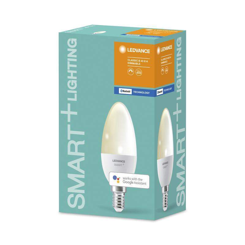 лампа светодиодная smart+ candle dimmable 40 5вт/2700к e14 ledvance 4058075485211 от BTSprom.by