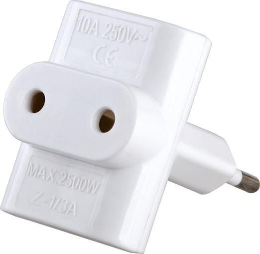 разветвитель 3-м с заземл. 6а ip20 z-1/3а (уп.2шт) volsten 9377 от BTSprom.by