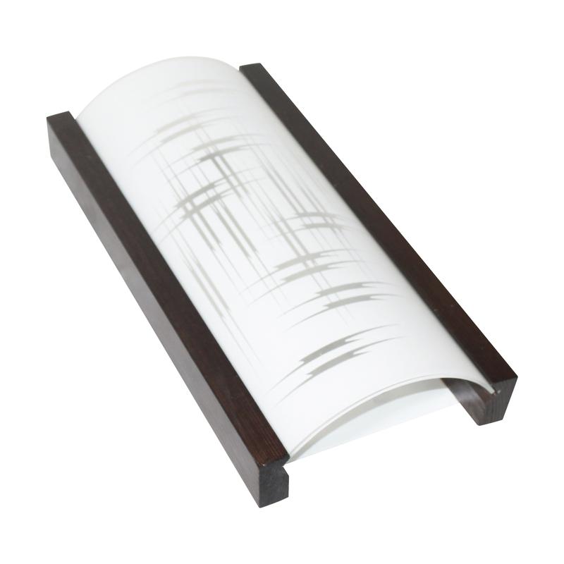  Светильник НББ 01-2х60-504 "Карелия" 370х180х66 "Элегант" матов./венге (инд. упак.) Элетех 1005206028 фото в каталоге от BTSprom.by