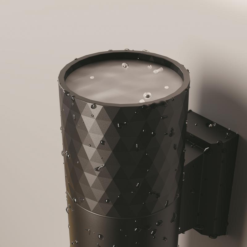  Светильник Bowery 2х50Вт GU10 IP54 бра настен. Maytoni O583WL-02B фото в каталоге от BTSprom.by