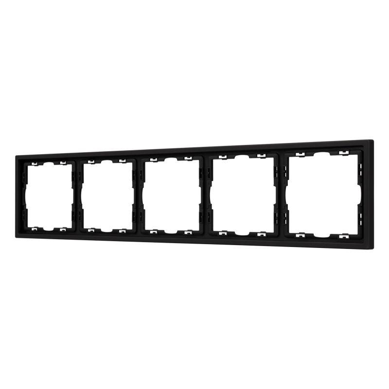 рамка 5-м frm-nobe-sfpl-5-bk пластик. черн. arlight 054228 от BTSprom.by