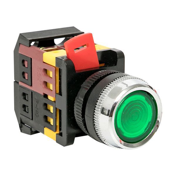  Кнопка ABLFS-22 с подсветкой зел. NO+NC 230В PROxima EKF ablfs-22-g фото в каталоге от BTSprom.by