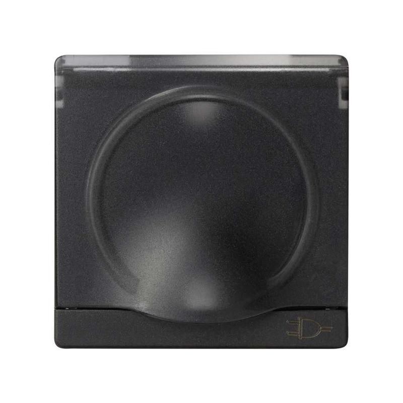 накладка розетки simon82 с заземл. с крыш. граф. 82090-38 от BTSprom.by