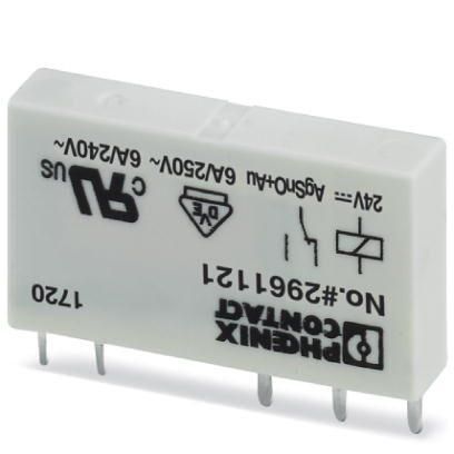 реле одиночное rel-mr- 24dc/21au phoenix contact 2961121 от BTSprom.by
