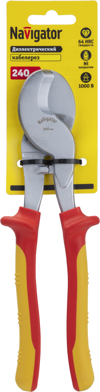  Кабелерез 93 607 NHT-Krd04-240 диэлектр. 240мм NAVIGATOR 93607 фото в каталоге от BTSprom.by