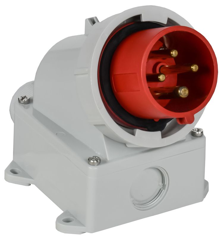 вилка стационарная сси-5142 16а 6ч 380в 3p+pe ip67 iek psr52-016-4-0-67 от BTSprom.by