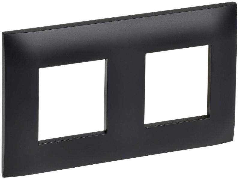 рамка 2-м skandy sk-f02bl черн. iek sk-m22-k02 от BTSprom.by
