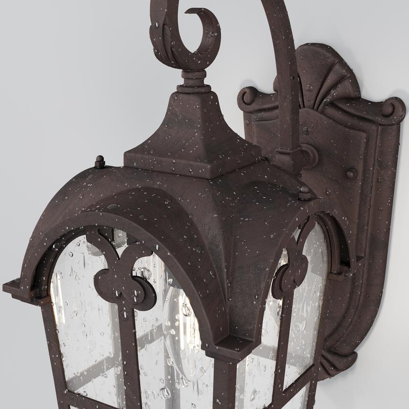  Светильник Albion 1х60Вт E27 IP44 бра настен. Maytoni O413WL-01BZ фото в каталоге от BTSprom.by