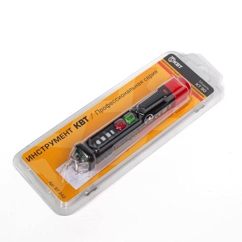  Детектор напряжения бесконтактный КТ 90 PROLINE КВТ 87242 фото в каталоге от BTSprom.by