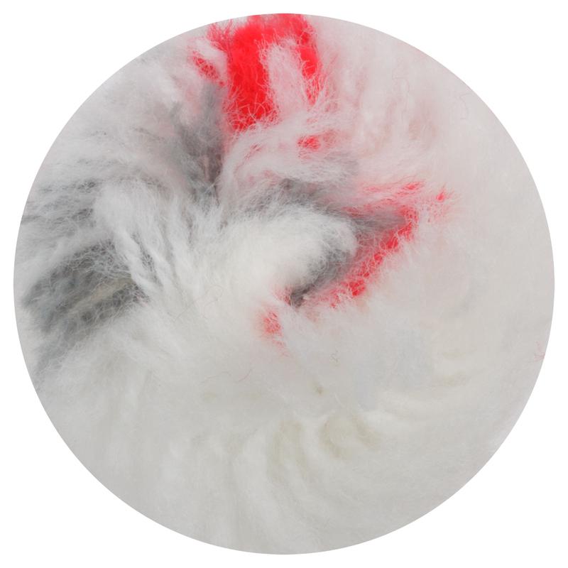  Ролик полиакрил. "мини" профи с серой и красной полосками диам. 15/35мм ворс 10мм 100мм бел. FIT 02681 фото в каталоге от BTSprom.by