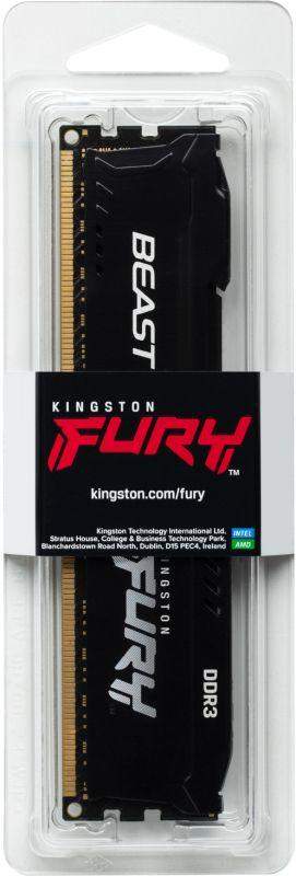  Память оперативная KF316C10BB/4 4GB 1600MHz DDR3 CL10 DIMM FURY Beast Black KINGSTON 1000632723 фото в каталоге от BTSprom.by